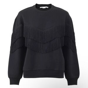 Stella McCartney Tiered V-Fringe Sweatshirt
